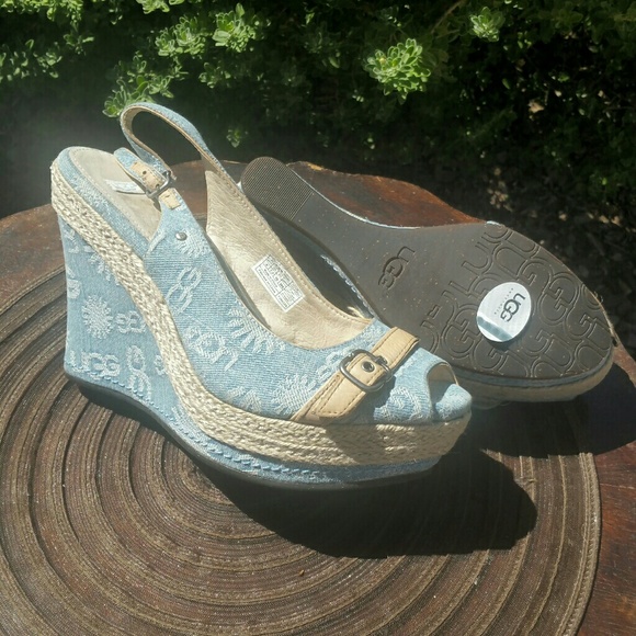 NeW UgG deNiM plAtf0rM weDge EspAdRilLe 🩵💙 - Picture 2 of 14